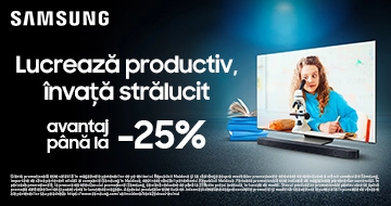 Samsung: Lucrază productiv, învață strălucit